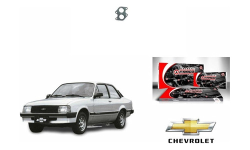 Sello Bajante De Escape Chevrolet Chevette Motor 110 4l 1.8l Foto 3