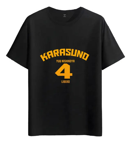 Tshirt Muscle Freaks Karasuno Yuu Nishinoya Estilo Voleibol