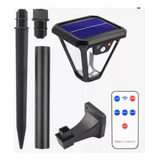 Lampara Farola Solar Sensor De Movimiento Exterior 110v