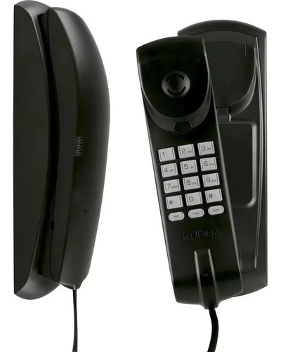 Telefone Interfone Intelbras Fixo Tc20 Parede Gôndola Preto