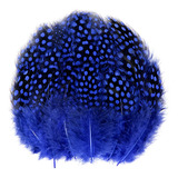 Tharaht 120 Plumas Naturales Pequenas Con Manchas Azules A G