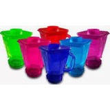 40 Vasos De Licuachela 750 Ml Varios Colores