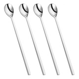 Keawell Cuchara De Té Helado Premium De 4 Piezas, Acero Inox