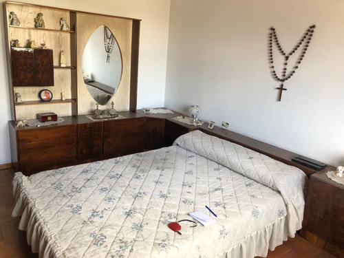 Juego De Dormitorio Cama + Modular/alzada Con Espejo