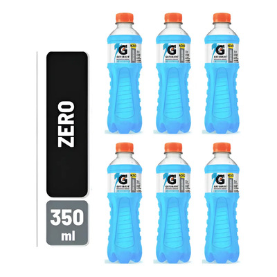 Kit 6 Gatorade Zero Calorias Açúcar 350ml Frutas Silvestres | Frete grátis