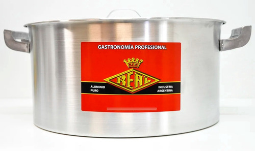 Cacerola Gastronómica Aluminio Reforzado N32 Real