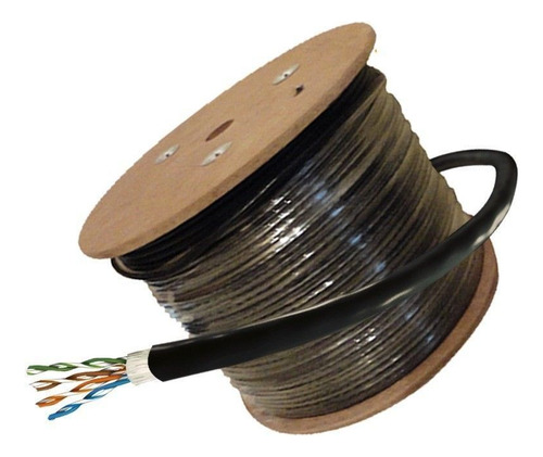 Cable Utp Cat 5e Exterior 100% Cobre 0,5 305 Mts