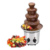 Torre Cascata De Chocolate Quente 4 Andares Fonte 110v Inox