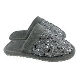 Pantufla Babucha Dama Brillantes