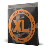 Xl Half Rounds Bass Guitar Strings - Enr72 - Long Scale...