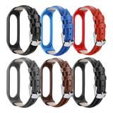 6 Correas Cuero Para Xiaomi Mi Band 7 6 5 4 3