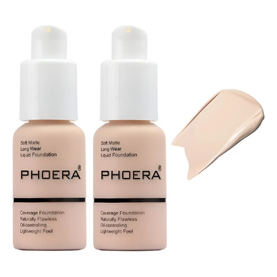 Base De Maquillaje Nvyue Phoera 101 Porcelana Cobertura Comp | Envío gratis