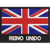 Escudo Bordado Bandeira Reino Unido Motociclista Moto Ban542