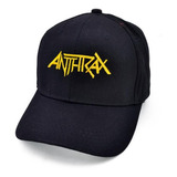 Gorra Gorro Bordada Gabardina Anthrax