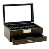 Caja De Madera Ejecutiva Para Relojes, Gafas Y Joyas (sweeth