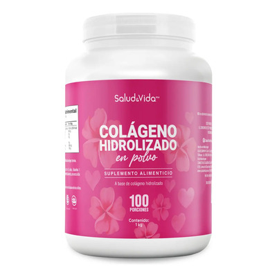 Péptidos De Colágeno Hidrolizado Puro Tipo 1 Y 3 - 1kg Con Cuchara - Sabor Y Olor Neutro - 100% Puro | Meses sin interés