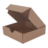 Caja Carton Envios 10x10x3 Cm 200 Pzas Microcorrugado Kraft 