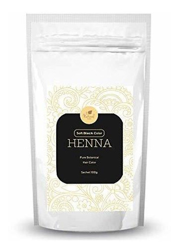 Hennas - Henna Natural Glory Soft Color Negro (100 Gms)