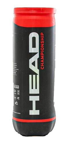 Tubo Pelotas Head Tenis Championship X3 5-0012 Ahora 6 Eezap