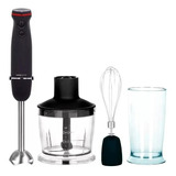 Licuadora De Mano Mixer Mini Pimer Kanji 220v 1000w Ac. Inox