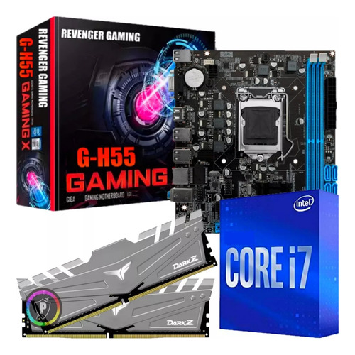 Kit Upgrade Pc - Intel Core I7 + Placa Mãe Gamer + 8gb Ram