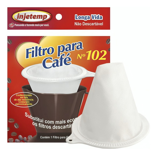 Filtro Café Coador Permanente Filtro Longa Vida Tamanho 103