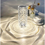 Lâmpada De Mesa De Cristal 3 Mod Diamante Light Touch Night