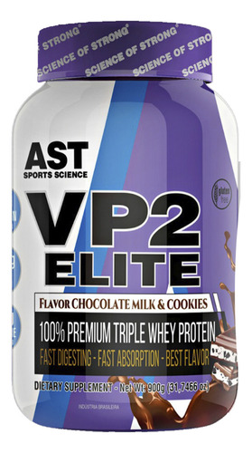Vp2 Elite 900g Ast Sports Science Sabor Chocolate Milk & Cookies