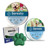 Pack Antipulgas 2 Collares Seresto + Jabón  Perros Y Gatos 