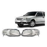 Par Faros Frontal Vw Gol Power G4 2006 2007 2008 2009 Crom