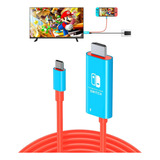 Cable Adaptador Tipo C A Hdmi Para Tv Nintendo Switch /oled