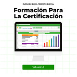 Curso De Excel Completo Para Certificarse, De Por Vida