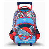 Mochila Footy 18 Pulgadas Bascket Nene Con Carro Escolar