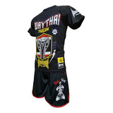 Kit Cobra Ufc 2 Bermudas 2 Camisetas Muay Thai Jiu Jitsu Mma