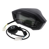 Medidor De Velocímetro De Motocicleta Lcd Con Luz De Fondo D