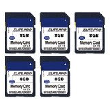 5 Unidades/ranura De Memoria Sd De 8 Gb