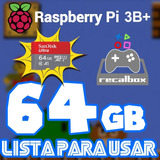 Retroplay Micro Sd 64gb Para Raspberry 3b+ Miles De Juegos!