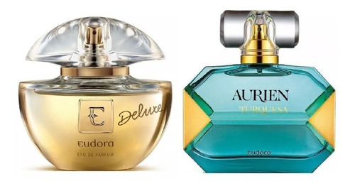 Perfumes Femininos Eudora - Edp Deluxe + Aurien Turquesa