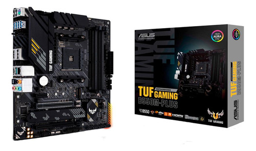 Placa Mãe Asus Tuf Gaming B550m-plus, Ddr4, Am4, Micro Atx