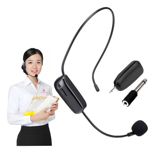 Micrófono Inalámbrico De Cintillo Recargable Bluetooth/r&c