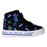 Tenis Bota Niño Rainbow Friends Roblox Luces Led Velcro Niña