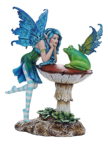 Pacific Giftware Enchanting Frog Gossip Fairy Estatua Decora
