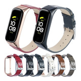 Malla Cuerina- Metal Exclusiva Para Samsung Galaxy Fit2 R220