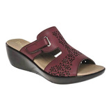 Plataforma Paulie 2616 Color Vino Mujer Tx1