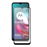Vidrio  Full Cover Para Motorola Moto G30 G10 G20