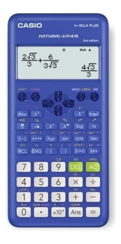 Calculadora Científica Casio  252 Funciones Color Azul