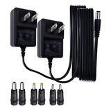 Adaptador De Fuente De Alimentación Regulada Dc De 12 V, 1a/