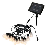 Guirnalda Solar 7 Metros Con 10 Ampolleta Led  Want