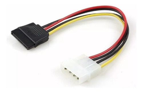 25 Piezas Cable De Corriente Molex 4 Pines A Sata 17 Cmt