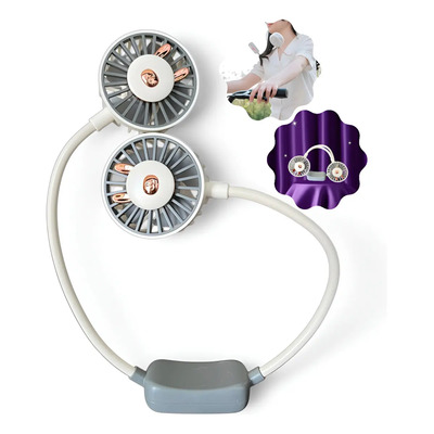 Ventilador Personal Cuello Manos Libres Deporte Recargable Mix | MercadoLibre